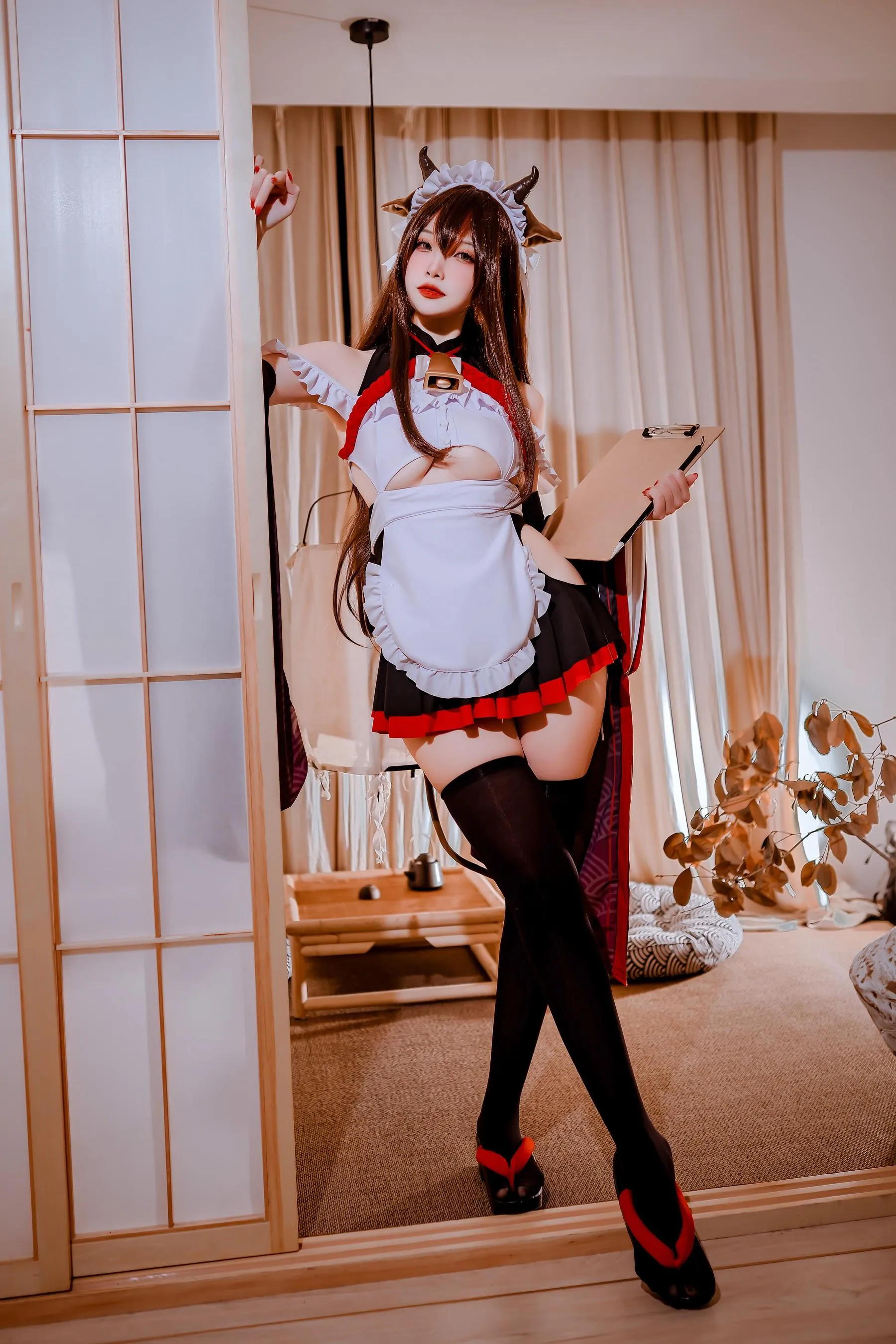 二佐Nisa – NO.148 碧蓝樫野女仆 [34P]插图5